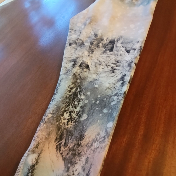 Evolution and Creation Leggings (Wintery Forest Pattern) - Picture 9 of 10